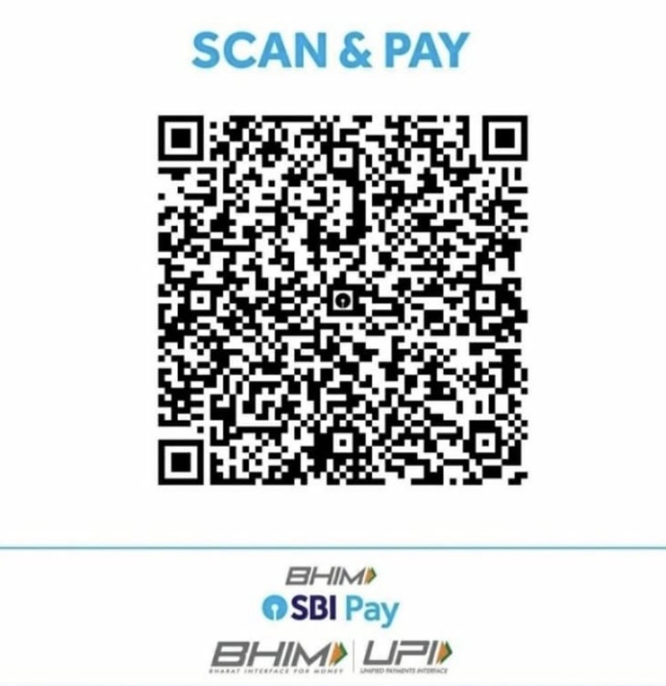 UPI QR Code for Donation